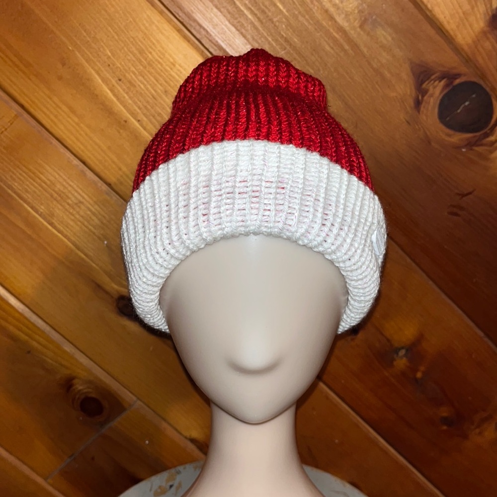 🎄 🎁 Hand Crafted- Sparkly Christmas Beanie- No Pom Pom